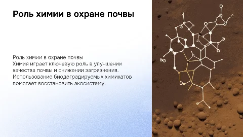 роль химии в решении экологических проблем про почву