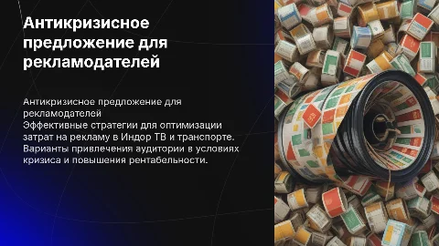 Антикризисное предложение для рекламодателей видеорекламы