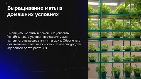 Выращивание мяты в комнатных условиях: советы и рекомендации
