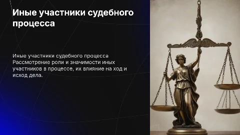 иные участники процесса