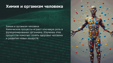химия и организм человека