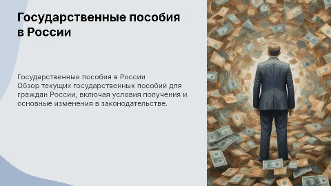 государственные пособия граждан имеющих пособия в РФ