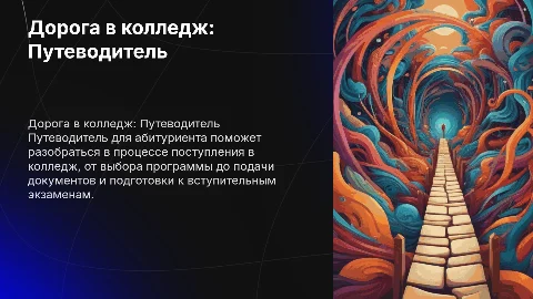Дорога в колледж: Путеводитель для абитуриента