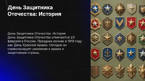 День Защитника Отечества. История праздника