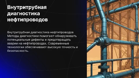 Виды внутритрубной диагностики магистрального нефтипрофода