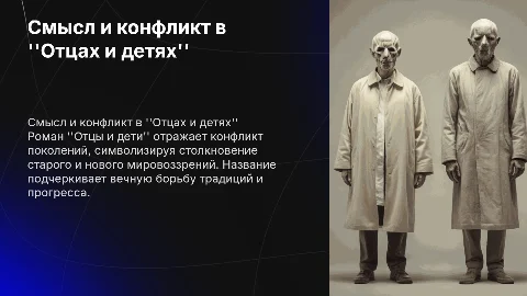 Смысл названия и основной конфликт романа Тургенева Отцы и дети