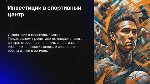 инвестиционный проект многофункционального спортивного центра