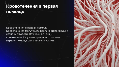 Кровотечения: виды, причины и первая помощь