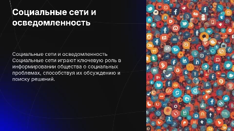 Влияние социальных сетей на осведомленность о социальных проблемах