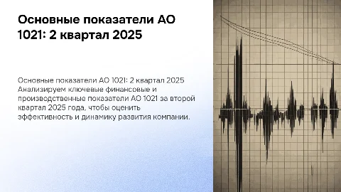 Основные показатели АО 1021 за 2 квартал 2025 года