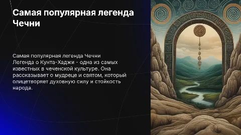 Самая популярная легенда чеченского народа