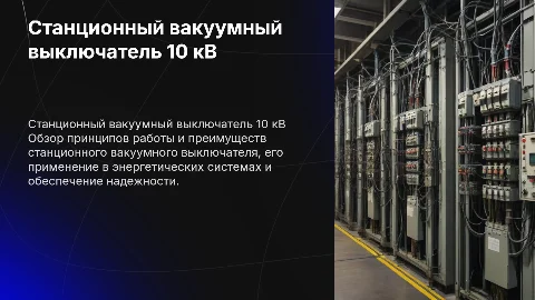 станционный вакуумный выключатель 10 кв