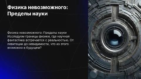 Физика невозможного