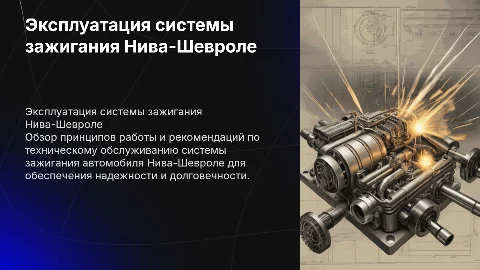 Техническая эксплуатация системы зажигания Нива-Шевроле