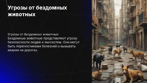 Угрозы жизни появления бездомных животных
