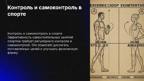 Контроль и самоконтроль в самостоятельных занятиях спортом