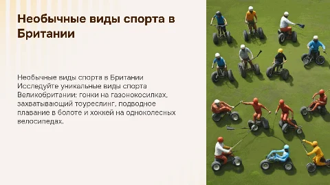 Необычные виды спорта в Великобритании: гонки и хоккей