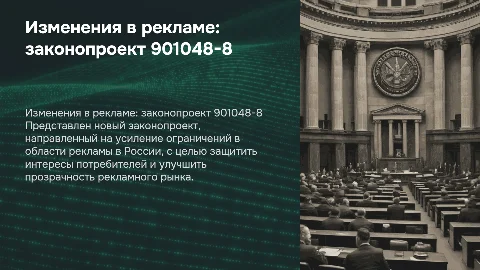 Характеристика законопроекта № 901048-8 о запрете рекламы