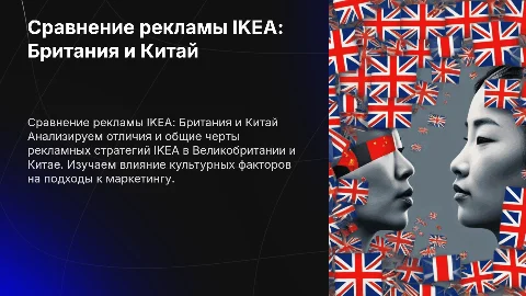 Сравнение рекламных кампаний IKEA: Великобритания и Китай