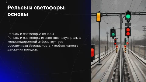 Презентация на тему релье и светофоры