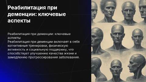 реабилитация при деменции