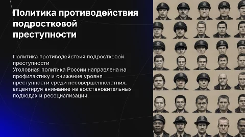 Уголовная политика России по противодействию преступности