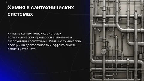 Химия в монтаже и эксплуатации сантехнических устройств