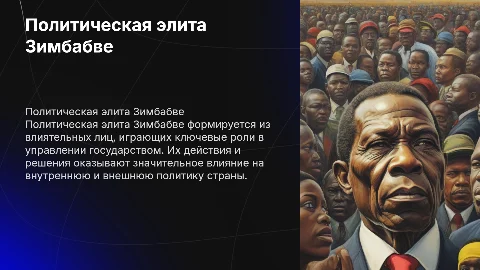 политическая элита государства зимбабве