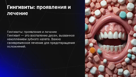 гингивиты их проявления и лечение