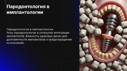 Пародонтологические аспекты имплантологии