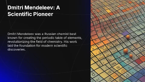 Дмитрий Иванович Менделеев