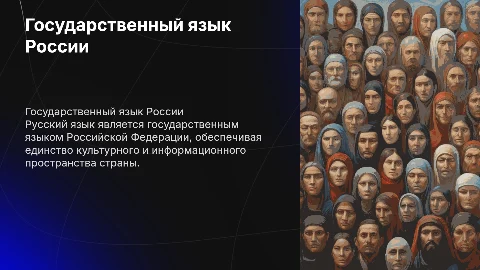 О государственном языке Российской Федерации