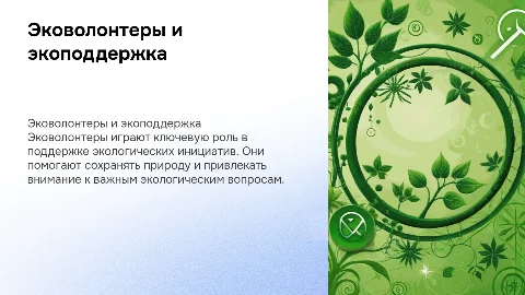 Эковолонтеры и фонд поддержки экологических инициатив