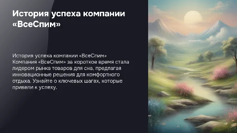 История успеха компании «ВсеСпим»