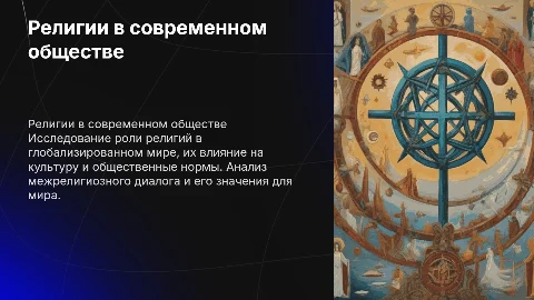 Религии в современном мире