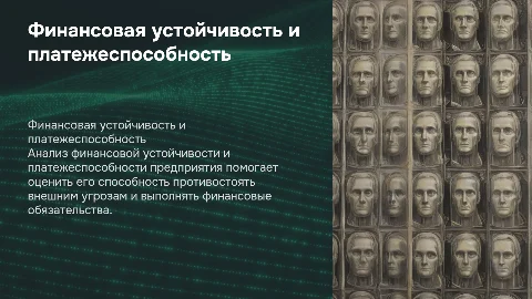 Оценка финансовой устойчивости предприятия и его платежеспособности