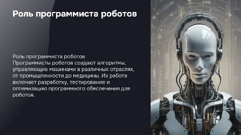Программист роботов