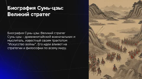 Биография Сунь-цзы