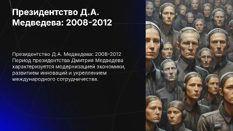 Россия в период президентства Д.А. Медведева (2008-2012 гг.)