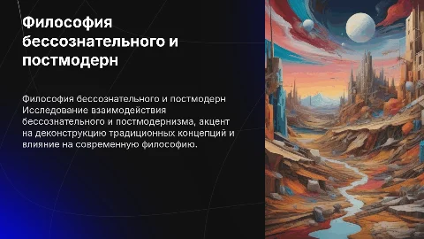 Философия бессознательного и постмодерн