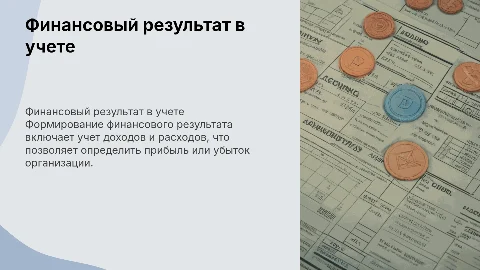 Формирование финансового результата в бухгалтерском учете