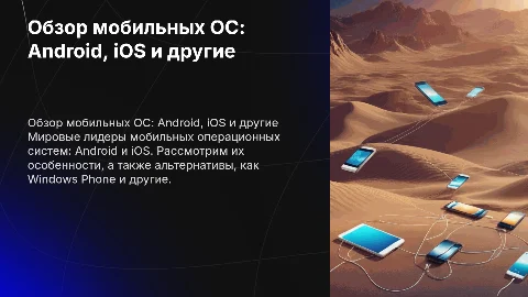 обзор различных мобильных операционных систем