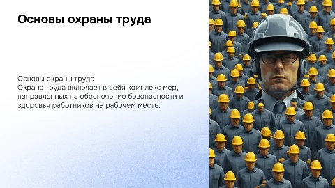 Общие требования по охране труда