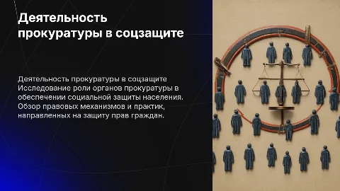 Дипломная работа: деятельность прокуратуры в соцзащите
