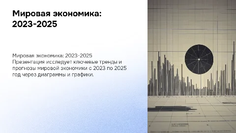 Анализ мировой экономики: диаграммы и графики 2023-2025