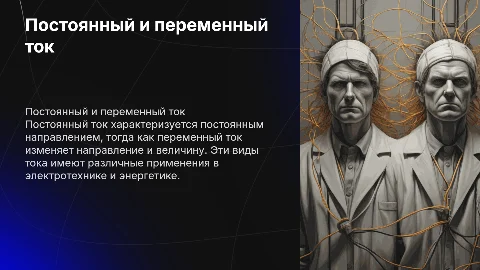 Постоянный и переменный ток
