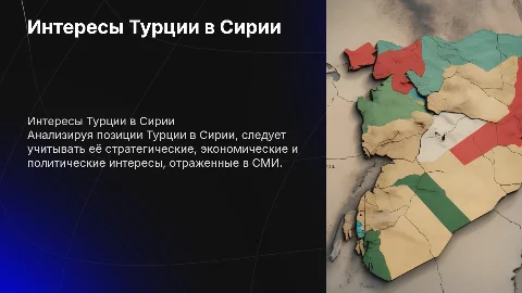 Интересы Турции в Сирии. Анализ СМИ