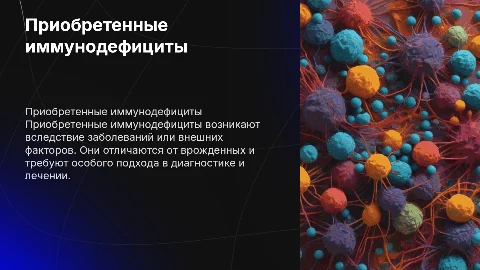 приобретенные имунодифициты