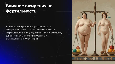 влияние ожирения на фертильность