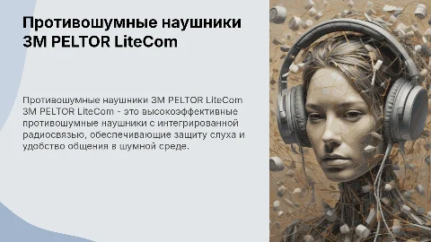 Противошумные наушники 3М PELTOR LiteCom